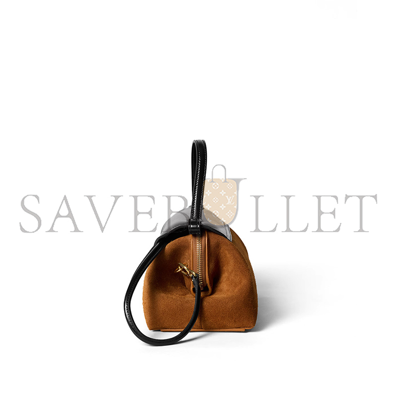 CELINE SMALL FLAIR IN SUEDE CALFSKIN AND GLOSSY LAMBSKIN L10BF5E40.04FL (24*12*9cm)